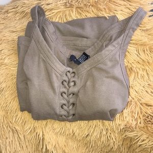 Forever 21 Tight Olive Mini Dress